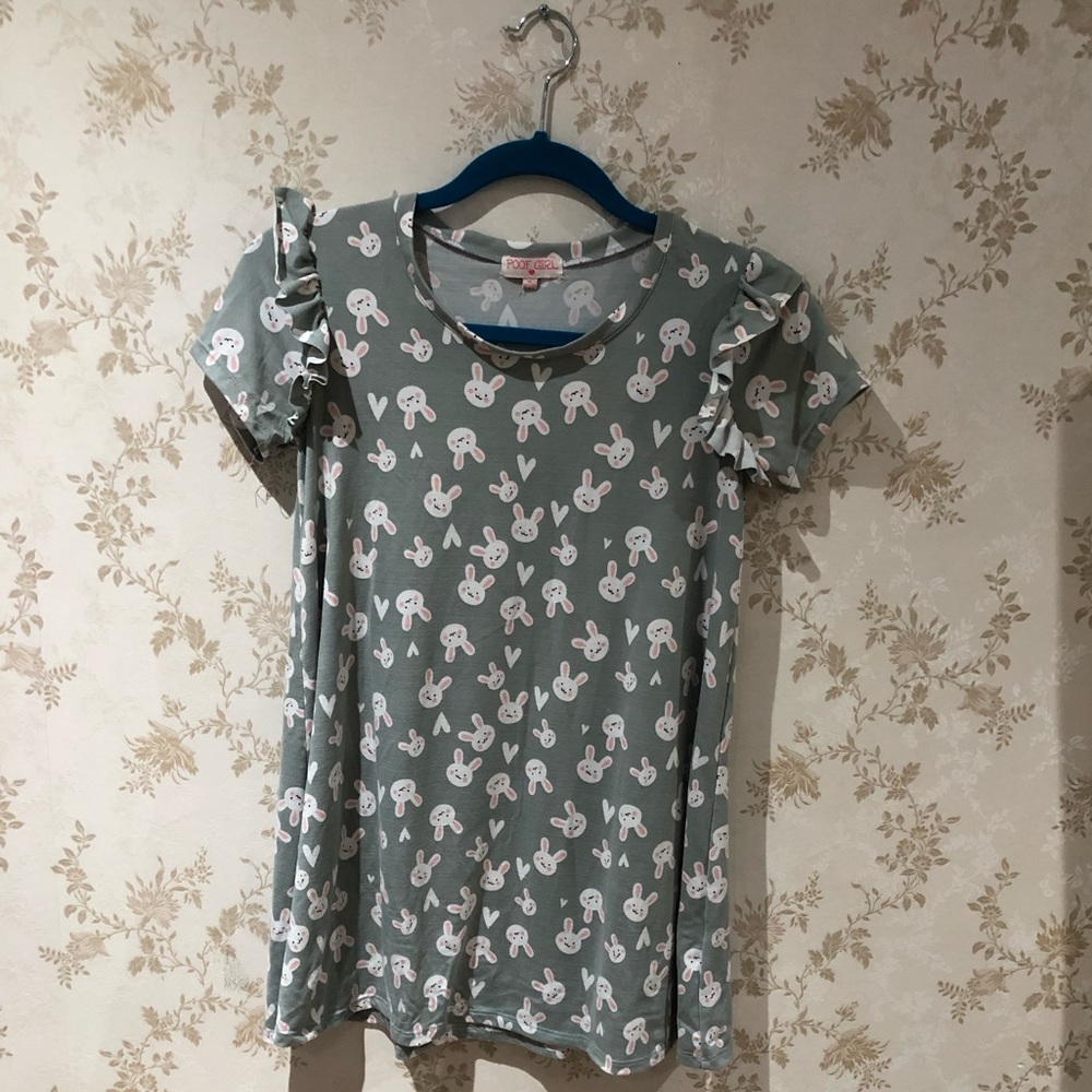 Grey bunny dress
